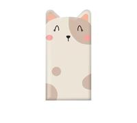 MUMUXIAO Pannello imbottito da parete 3D, 25 x 50 cm, con grazioso animale, anti-collisione, per cameretta dei giochi, cameretta dei giochi, protezione decorativa per testiera del letto (cachi)