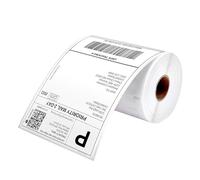 MUNBYN Etichette autoadesive per spedizioni 4 x 6 etichette DHL, confezione da 220, carta termica senza BPA per DHL UPS DPD, compatibile con la stampante per etichette MUNBYN Nelko Phomemo, bianco