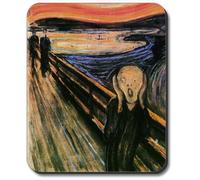 Munch: The Scream Tappetino Scrivania Lavabile Mouse Pad Durevoli Tappetino per Mouse for Ufficio Casa Gaming 25X30Cm