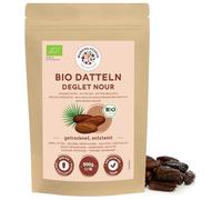 Munchilycious Datteri BIO Denocciolati Secchi Deglet Nour 500g, Datteri Interi senza Zucchero, Snack di Frutta