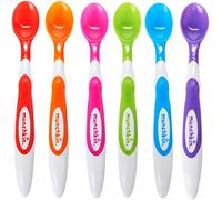 Munchkin 011003/03 Cucchiai Manico Lungo e Punta Morbida, Multicolore