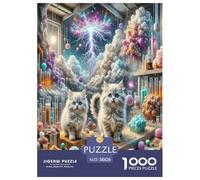 Munchkin 1000 Pezzi Animal Puzzle Giocattoli Gioco Di Abilità Per Decorazione Della Famiglia Per Adulti Regalo Giocattolo 38x26cm/1000pcs