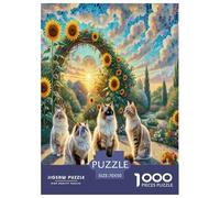 Munchkin 1000 Pezzi Animal Puzzle Giocattoli Gioco Di Abilità Per Decorazione Della Famiglia Per Adulti Regalo Giocattolo 70x50cm/1000pcs
