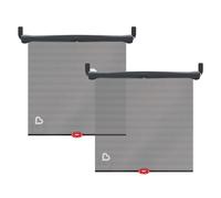 Munchkin White Hot Car Window Shade Set di 2, Tende parasole per bambini con protezione UV, Rimovibili con indicatore di calore, Adatte alla maggior parte dei veicoli, Accessorio viaggio