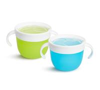 Munchkin 2 pezzi Snack Catcher, blu/verde, 2 pezzi
