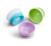 Munchkin 3 Pack Ciotole Ventosa Bebè | Svezzamento