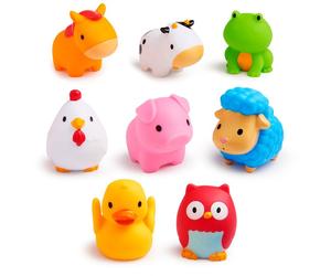 Munchkin Bath Farm Bath Squirts giocattolo acquatico 9 m+ 8 pz