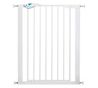 Munchkin Lindam Cancello per Scale in Acciaio Legato, Cancello di sicurezza in acciaio per bambini e cani, Facile da installare, senza viti, Altezza 91,4 cm, 76-82 cm, Bianco