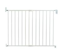 Munchkin Lindam Easy Close Cancello per Scale per Bambini , Cancello di sicurezza per bambini o cani per scale e porte , Facile da installare , Senza barre , 64.5-102cm , Bianco