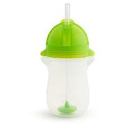 Munchkin Click Lock - Bicchiere pesato con cannuccia flessibile, 296 ml, colore: