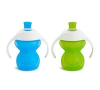 Munchkin Click Lock - Set di 2 tazze da allenamento antiaderente, 200 ml, colore: Blu/Verde