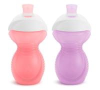 Munchkin® Click Lock™ - Tazza a prova di morso, 255 ml, confezione da 2, rosa/viola