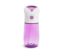 Munchkin Flip & Go Tazza con Cannuccia 18 mesi+ Viola 355 ml - Tazza