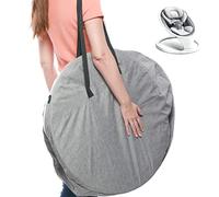 Munchkin Baby Swing Custodia da viaggio per altalena per bambini, Soluzione di stoccaggio leggera, stilosa e resistente all'acqua, Grigio