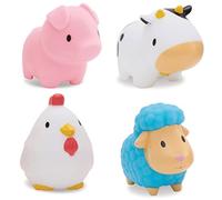 Munchkin Farm Squirters Baby Bath Toy | Bath Toys for Children and Toddlers | Baby Essentials | Baby Bath Toys & Shower Toys for Children | 4 Pack | Farm