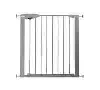 Munchkin Stair Gate Easy Loc Cancello di sicurezza per bambini o cani per scale e porte , Facile da installare, senza viti , 73-79cm , Argento