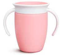 Munchkin Miracle 360° bicchiere salvagoccia con maniglie Pink 6 m+ 1 pz
