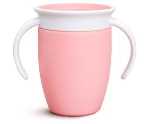 Munchkin Miracle 360° bicchiere salvagoccia con maniglie Pink 6 m+ 207 ml