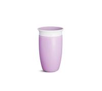 Munchkin Miracle 360 Tazza per bambini , Senza BPA , Non perde , A prova di perdite , ottimo per lo svezzamento , 12+ mesi , 10oz/296ml , Viola
