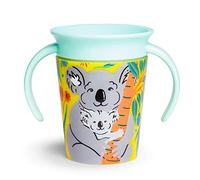 Munchkin Miracle 360° WildLove Tazza da allenamento senza perdite , Tazza per bambini senza BPA con bordo di bere a 360° - Imballaggio ecologico , 6 oz/177 ml , Koala