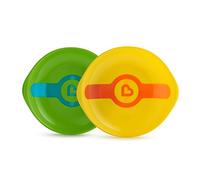 Munchkin - Piatti bianchi per bambini, 2 pezzi