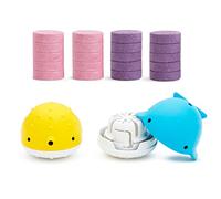 Munchkin Colour Buddies Baby Bath Bombs & Toy Dispenser Set | Baby Bath Toys & Shower Toys for Children | Moisturising Formula | Fun Toddler Bath Toys | Colour Changing Kids Bath Toys