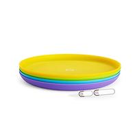 Munchkin Set di 4 piatti per bambini, senza BPA, adatti al microonde e alla lavastoviglie
