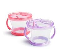 Munchkin Snack Catcher, 9 Ounce, 12+ Months, Color May Vary - 2 Count