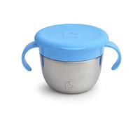 Munchkin Snack Plus Stainless Steel Snack Catcher, Blue