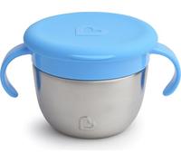 Munchkin Porta snack Snack Plus in acciaio inossidabile Blu