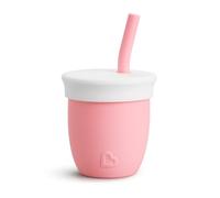 Munchkin Tazza Allenamento Silicone Aperta Bebè | 120ml | Corallo