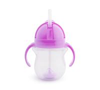 Munchkin Click Lock™ Tip & Sip tazza con cannuccia con pesi Purple 6 m+ 207 ml