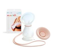 Munchkin Tiralatte in silicone, tiralatte manuale per l'allattamento al seno, contiene fino a 120 ml di latte, design ergonomico e facile da usare, essenziale per l'allattamento al seno e il bambino
