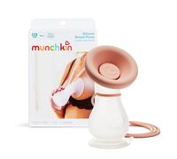 Munchkin Tiralatte manuale per latte materno in silicone alimentare senza BPA, 113,4 g - essenziale per allattamento portatile per esprimere il latte a casa, al lavoro e in viaggio