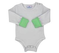 Munchy Mitts - Guanto integrato per dentizione, da 3 a 6 mesi, colore: Verde menta