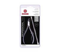 Mundial Professionale 778-E - Set di pinze per cuticole a ganascia completa, con raschietto, per tagli precisi e durevoli per unghie, sterilizzazione igienica, resistente alla ruggine
