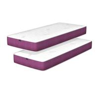 Mundialflex Kit 2 pezzi - Materasso Singolo Memory 80x190 Alto 16 Cm | Alba