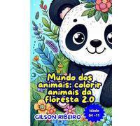 Mundo dos animais: colorindo animais da floresta 2.0