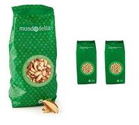 Mundo Feliz, Noci Brasiliane Biologiche, 2 x 500 g & Anacardi Biologici, 2 x 500 g