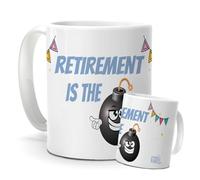 mundohuevo Breakfast Mug for Retirement | Christmas Mug Ideas | Fun Mugs for Secret Santa | Original Gifts for Friends, Colleagues, and More Family | 350ml | Gift to Celebrate