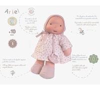Muñecas Antonio Juan - Ariel Rosa con Cappottina Coppia Organic Doll