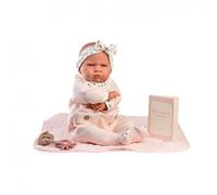 Antonio Juan Mi Primer Reborn Berta Bambola Realistica con Coperta Imbottita Giocattolo per Bambini Piccoli