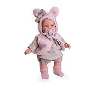 Antonio Juan Kika Tears With Orejitas Vest Baby Doll 27 Cm Rosa