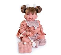 Bambola Appena Nata Nica con Codine e Borsetta - 42 cm