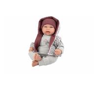 MuÑecas Arias Eleganza Mies Garnet Con Meccanismo Prova E Pianto Bambola Neonato 45 Cm
