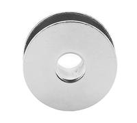 MUNEFE 100pcs Metal Bobbin, Sewing Bobbin, Sewing Machine, Suitable for Universal Industrial Sewing Machines (40264 Iron bobbin without holes)