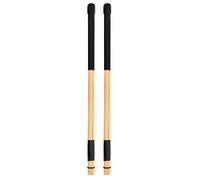 MUNEFE 1Pair Jazz Drum Sticks, Bamboo Drumsticks, Bamboo Punk Drum Sticks for Jazz, Folk, Small Venue and Acoustic Performance Black