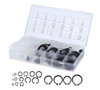 MUNEFE 300Pcs 2-32mm E Clips Kit, Snap Ring Kit, Retaining Ring Kit, Suitable for Fixing Bearings, Gears, Pulleys, Etc