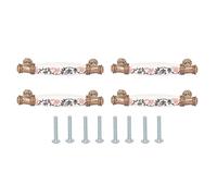 MUNEFE 4 Sets Cabinet Door Handle, Furniture Handle, Office Cabinet Handle, Suitable for All Types Of Home Doors and Cabinets