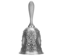 MUNEFE Campanello a Mano, Campanello di Chiamata in Lega di Zinco, Campanello di Chiamata per Servizio da Banco Bar per Servizio Bar di Classe in Sala da Pranzo, Eventi per Feste,
